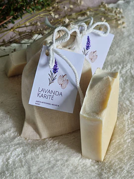 Jabón manteca de karité lavanda y avena