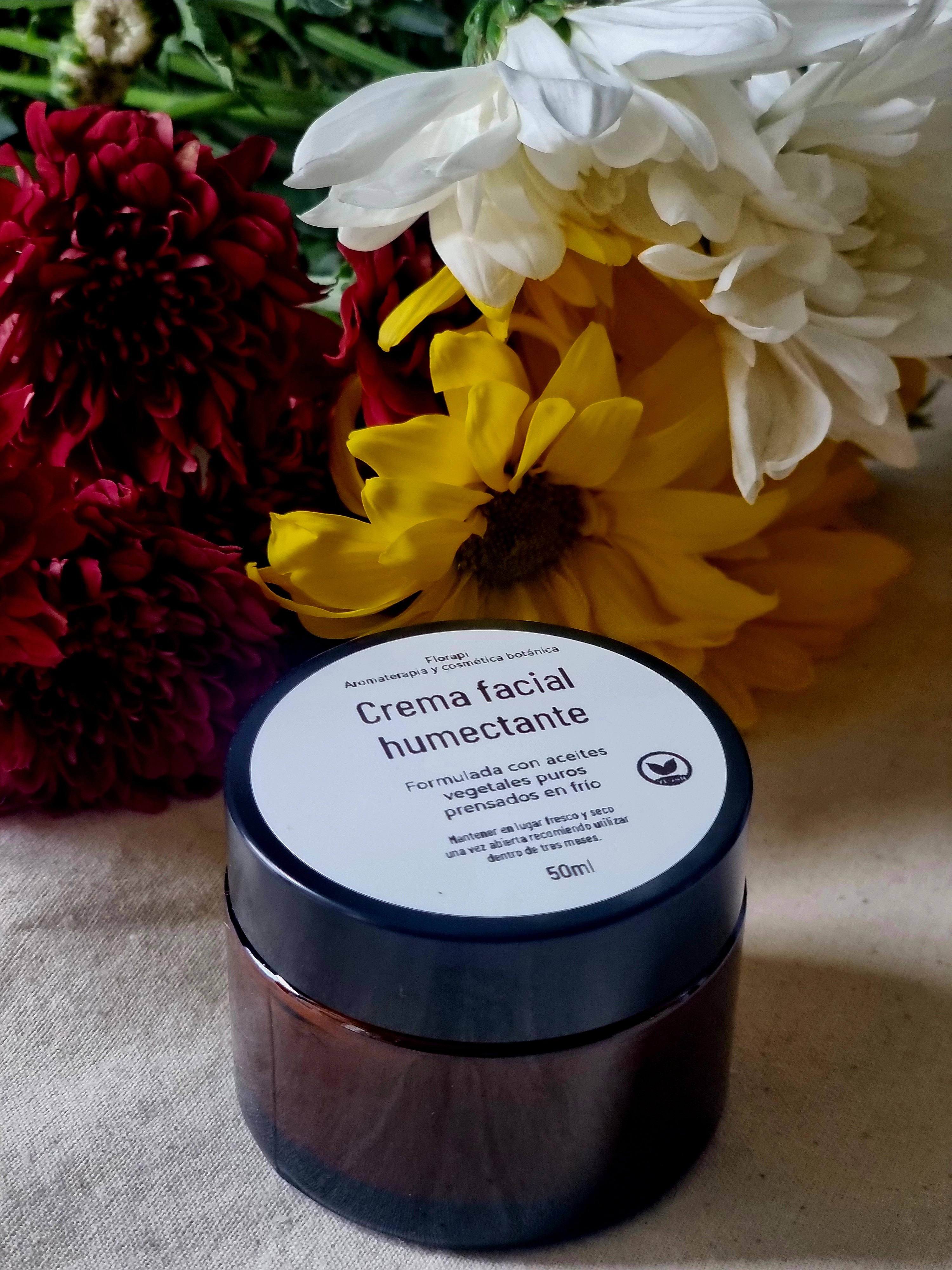 Crema de caléndula, rosa mosqueta, jojoba