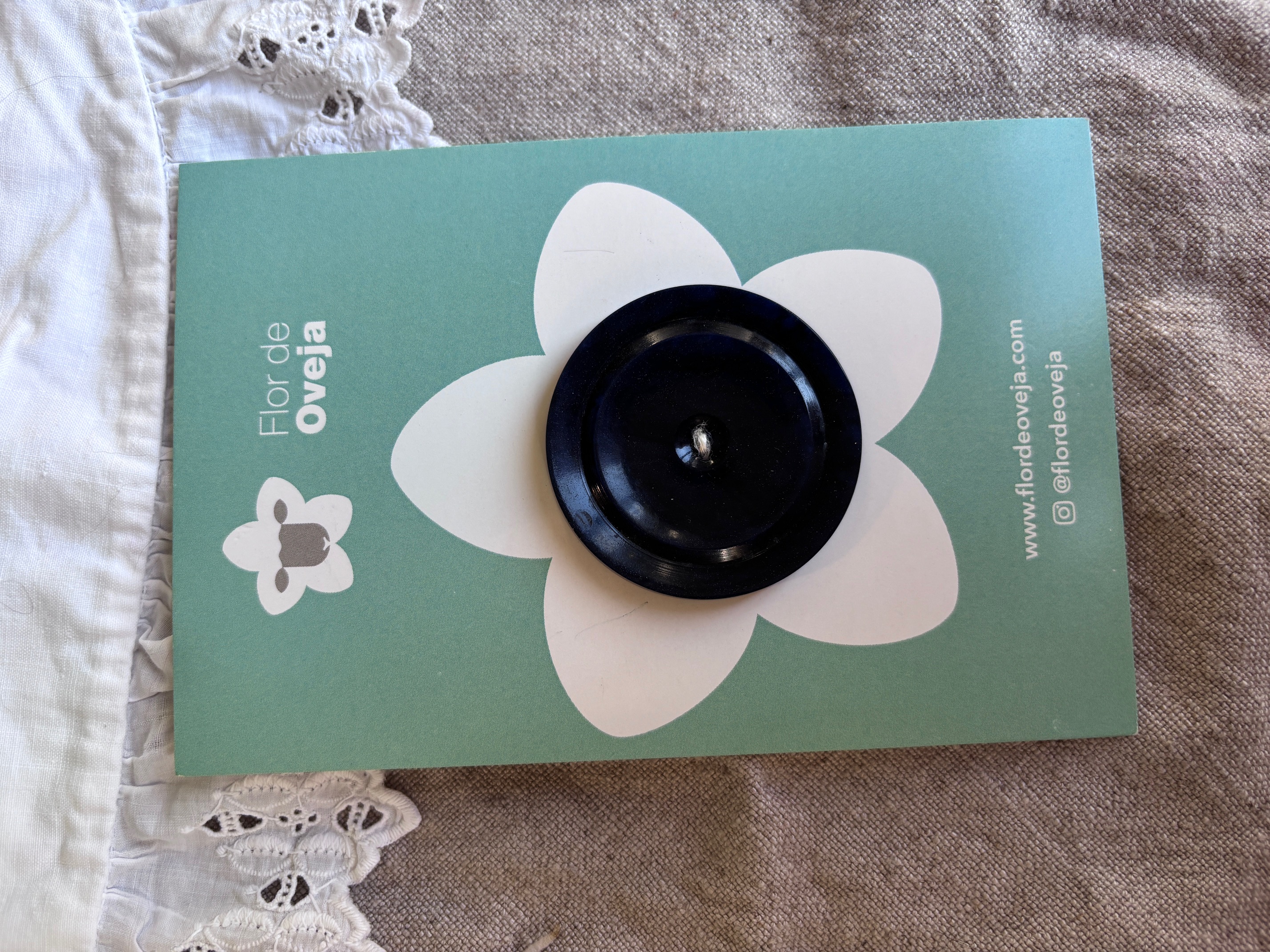 Botón grande de 48 mm Azul Marino