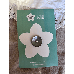 Botón Nácar gris claro 27 mm