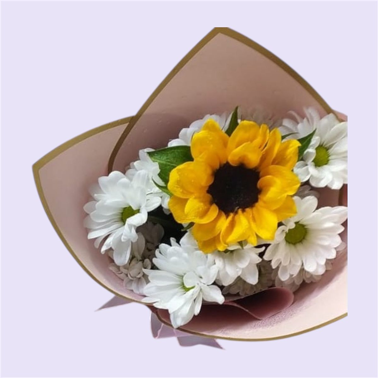 Ramo pequeño Girasol y Margaritas
