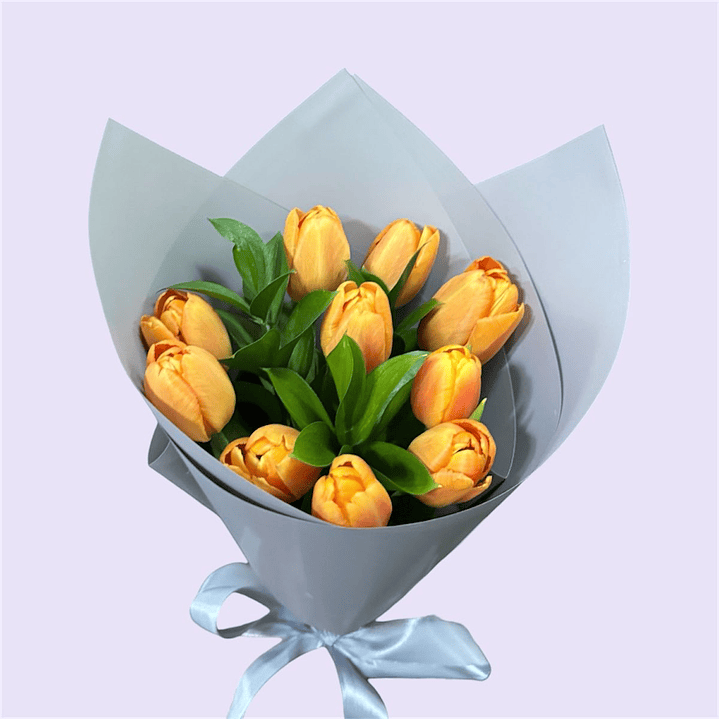 Ramo de 10 tulipanes ( color segun disponibilidad )