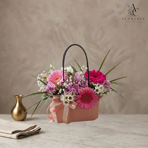 Cartera Gerberas y Margaritas