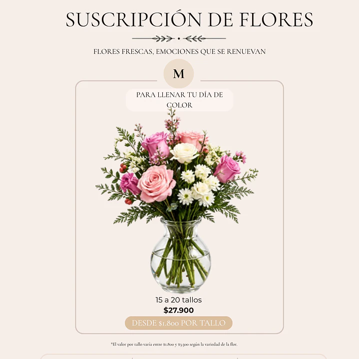 Plan Mensual de Flores 2