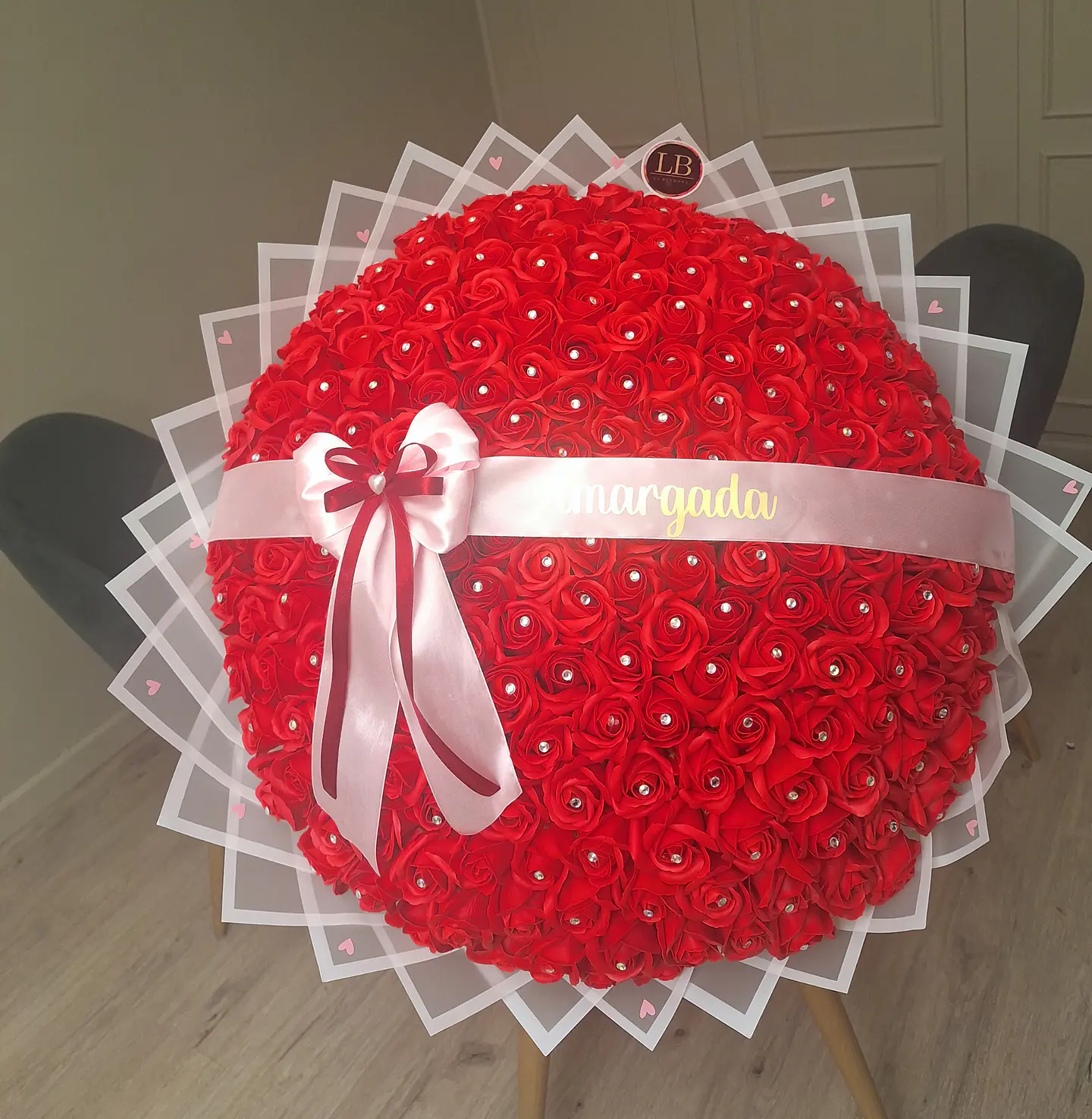 Ramo Gigante de 200 Rosas Eternas Rojas – Amor Infinito 2