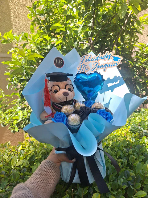Osito Graduado con Ferrero Rocher – Regalo para Él 🎓🧸