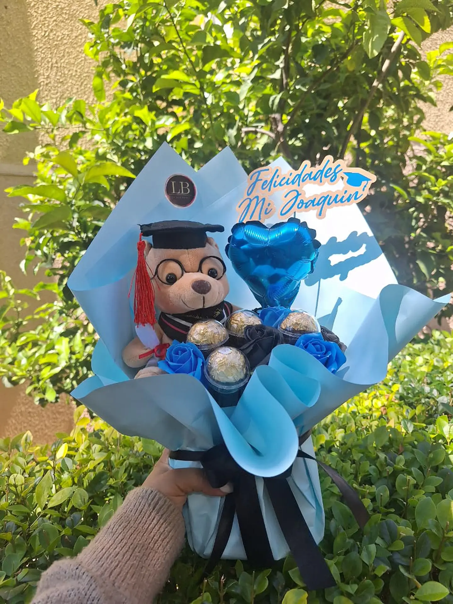 Osito Graduado con Ferrero Rocher – Regalo para Él 🎓🧸 1