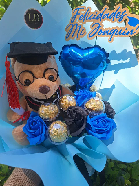 Osito Graduado con Ferrero Rocher – Regalo para Él 🎓🧸