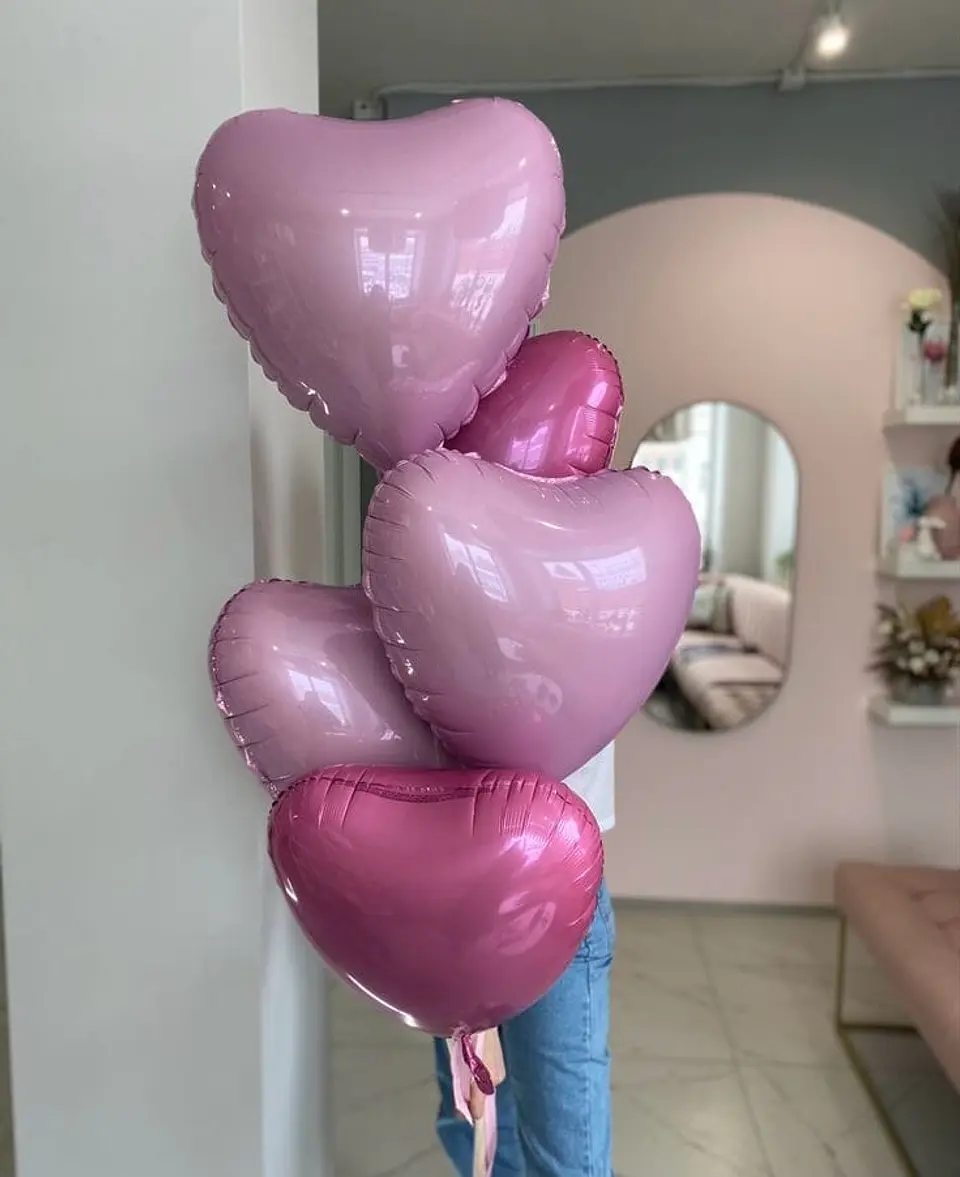 Globos con Helio de Corazón  2