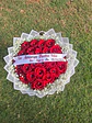 Ramo 25 rosas naturales con mensaje personalizado - Miniatura 1