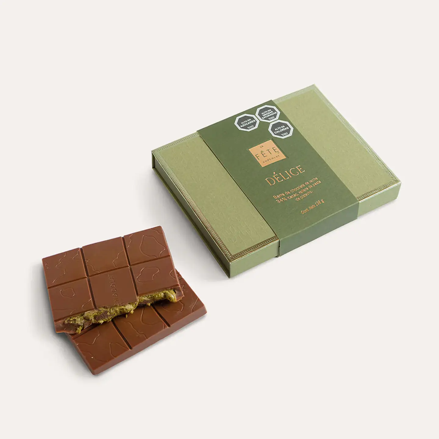 Barra Rellena Délice Pistacho 138 g 1