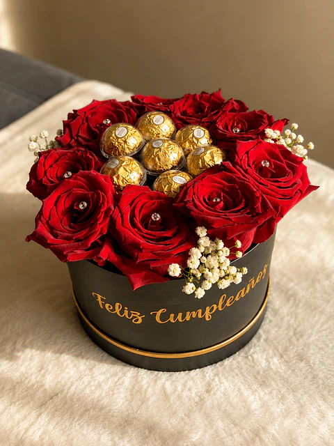Box de Rosas + Bombones 