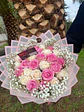 Ramo de Rosas rosadas y blancas - Miniatura 1