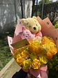 21 Rosas con winnie the pooh🍯| Rosas Eternas  - Miniatura 2