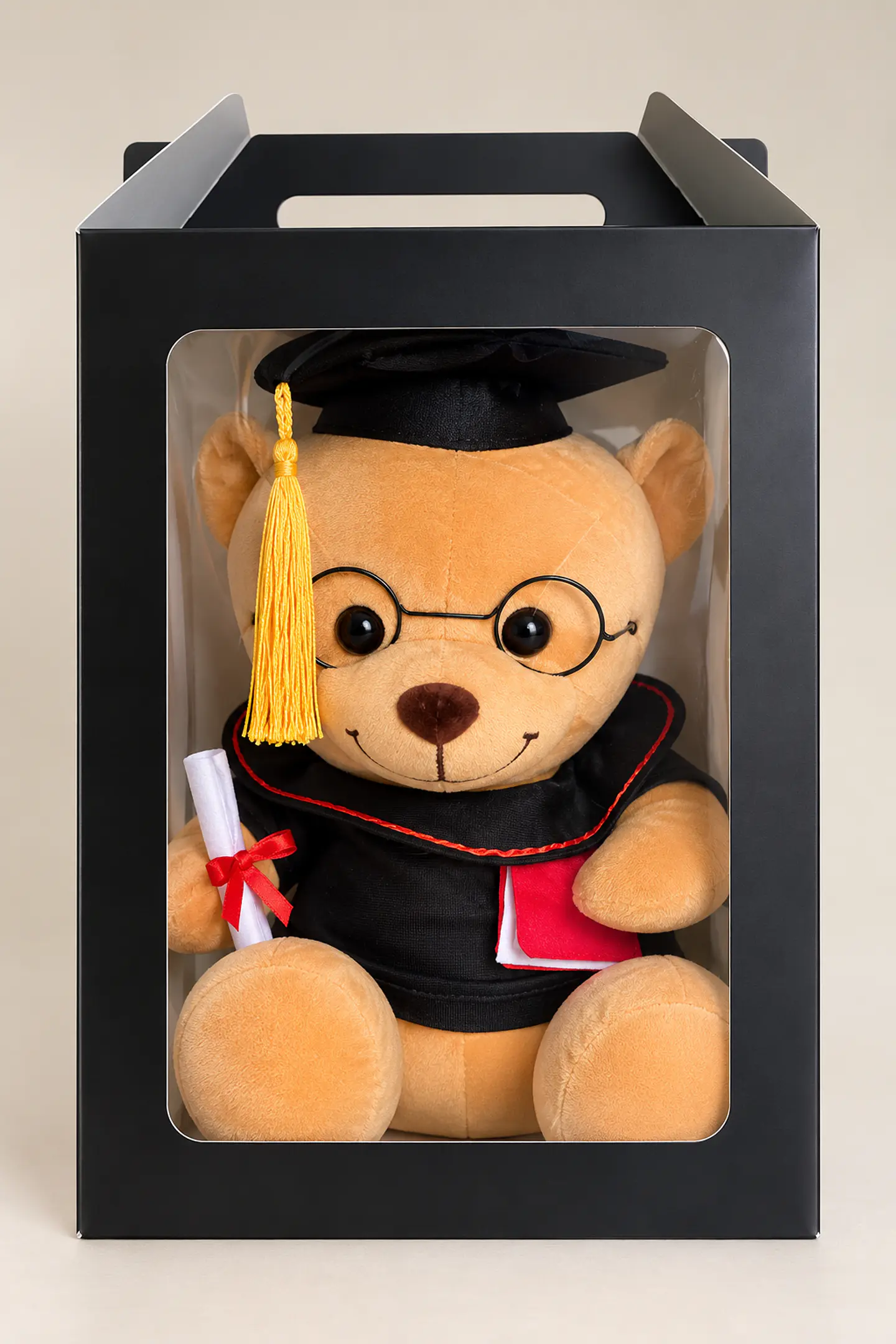 Oso de Peluche Graduado con Birrete y Diploma – 45 cm 4
