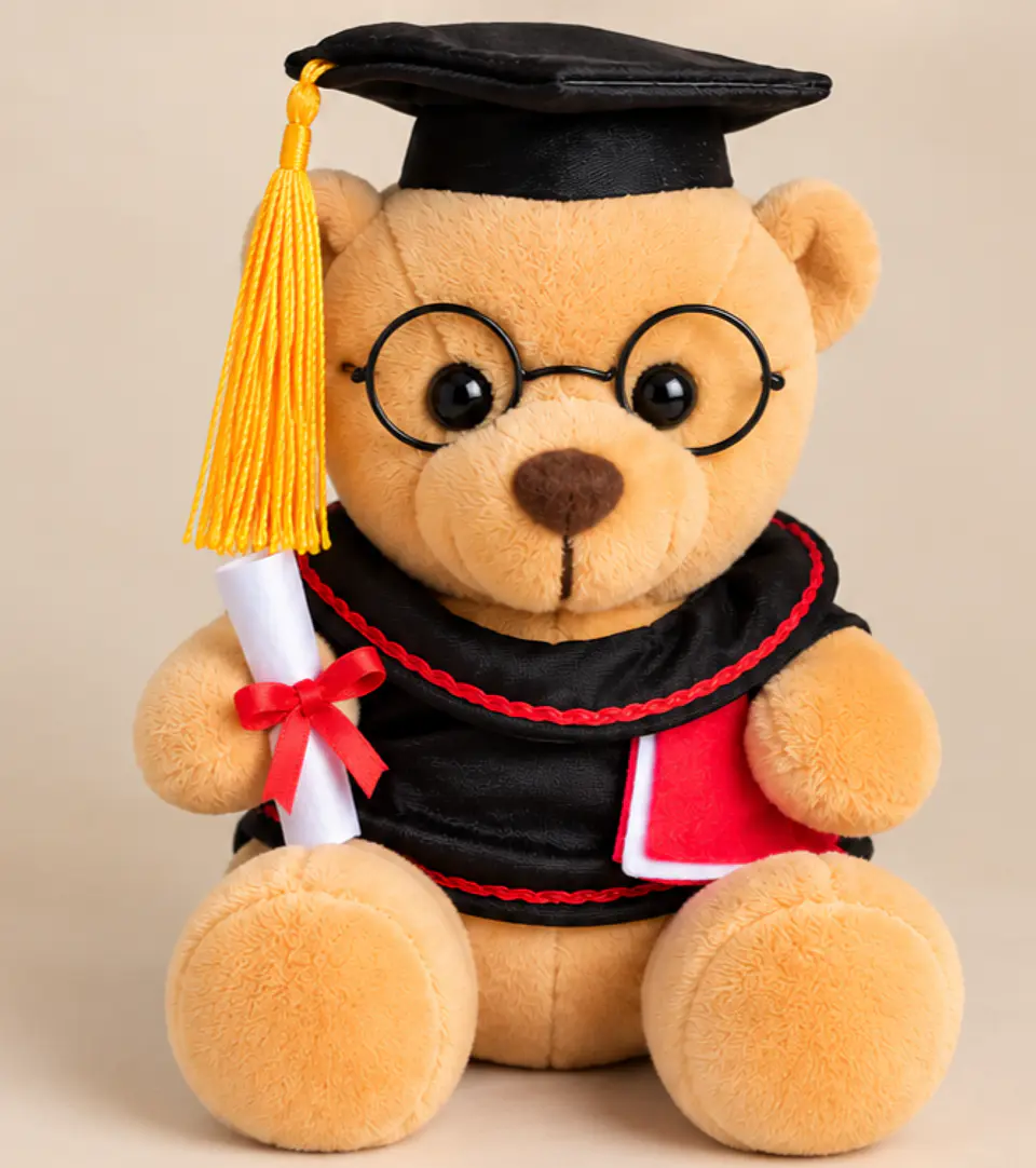 Mini Oso Graduado de Peluche 15 cm  3