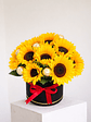 Box Floral De Girasol Con Bombones - Miniatura 1