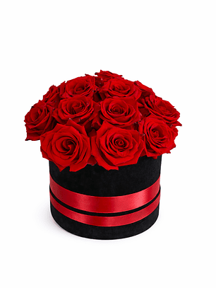 Box Floral De Rosas Rojas