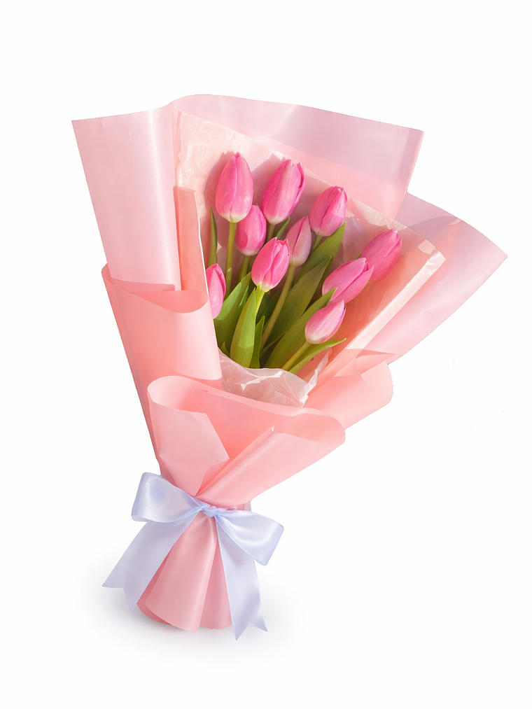 Ramo de 10 tulipanes 1