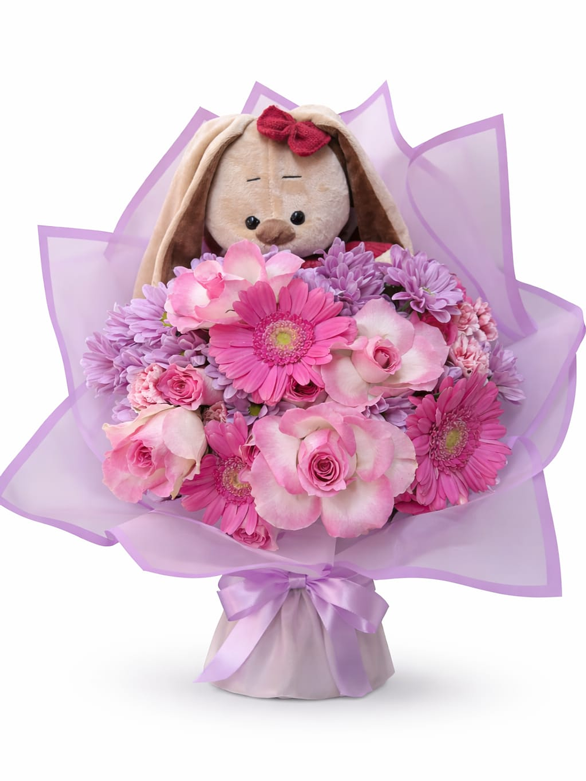 RAMO LILA + PELUCHE  1