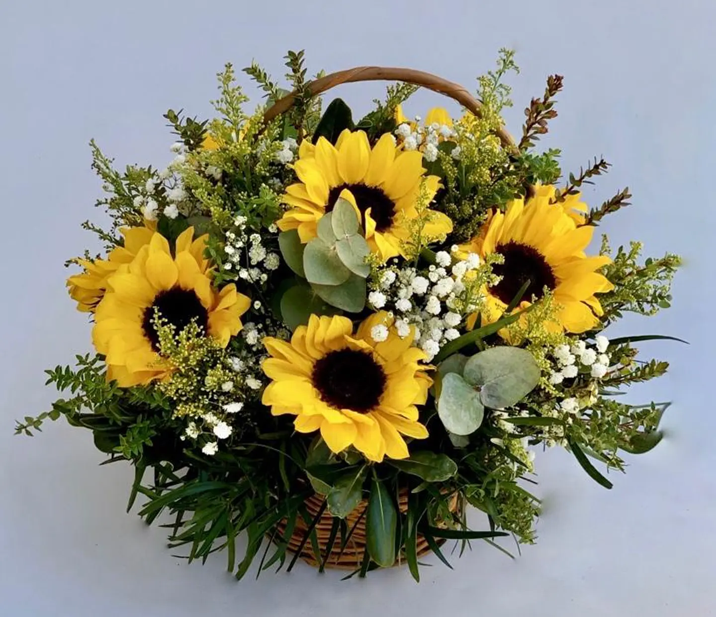 Canasto de Girasoles  1