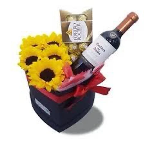 Corazon de Girasoles