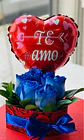Corazón de 6 Rosas Ecuatorianas  - Miniatura 2