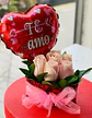 Corazón de 6 Rosas Ecuatorianas  - Miniatura 3