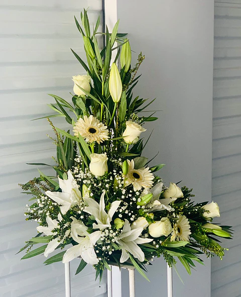 Arreglo Funebre Blanco
