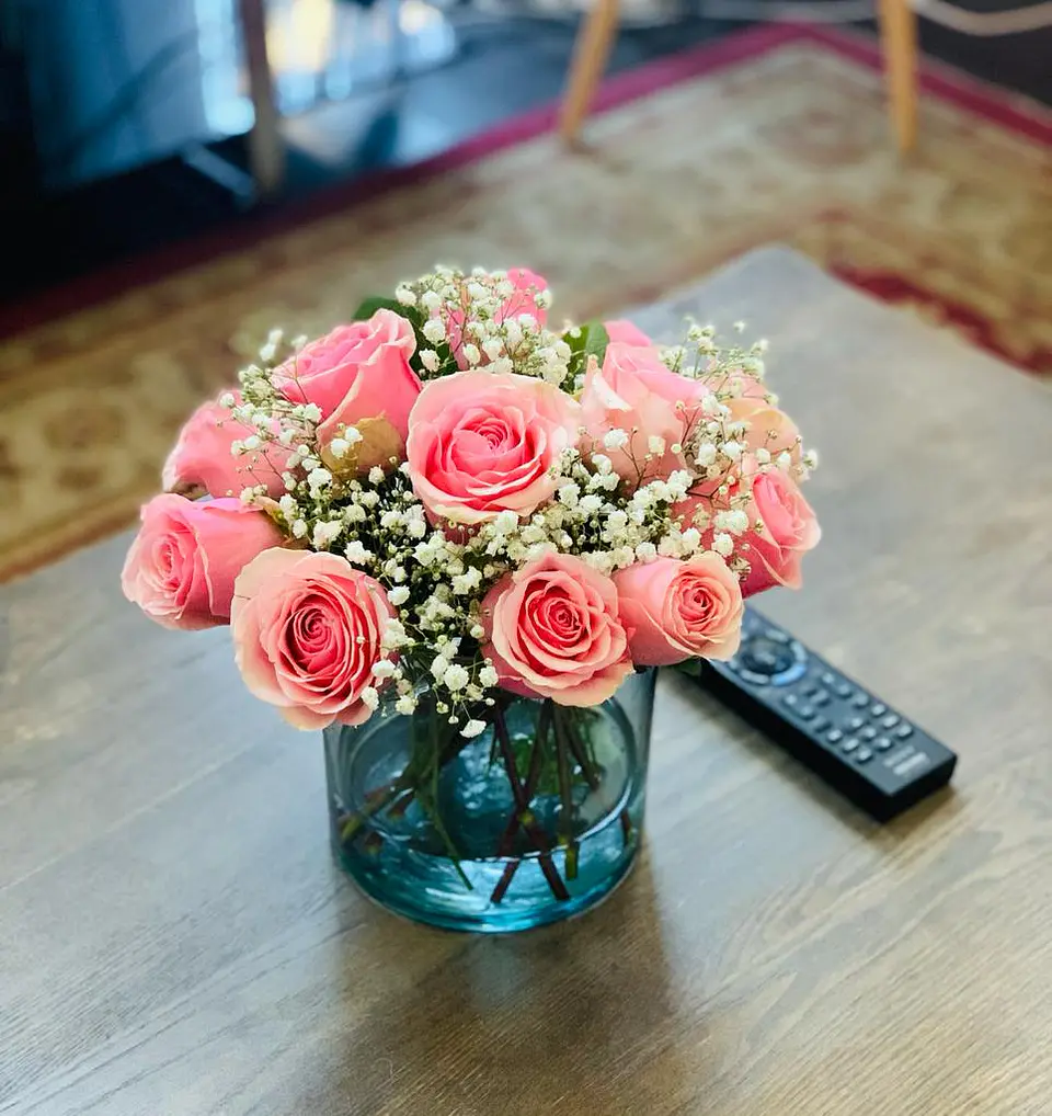 Florero de 15 Rosas 1
