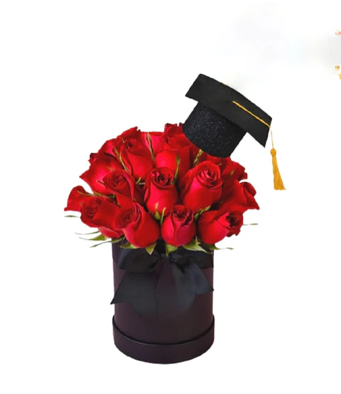 Box 25 Rosas Rojas Graduacion