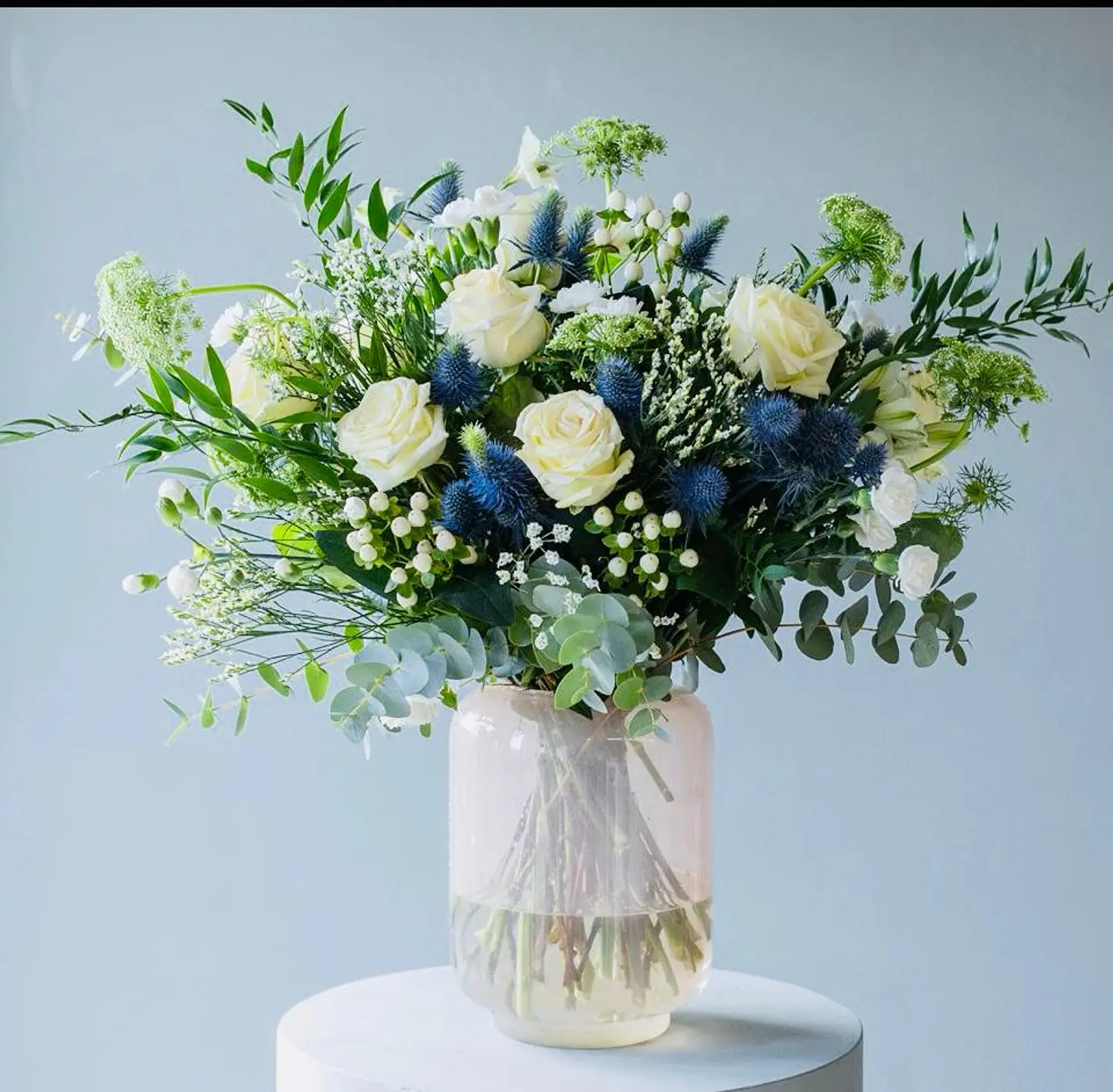 Florero de Rosas y Follajes 1