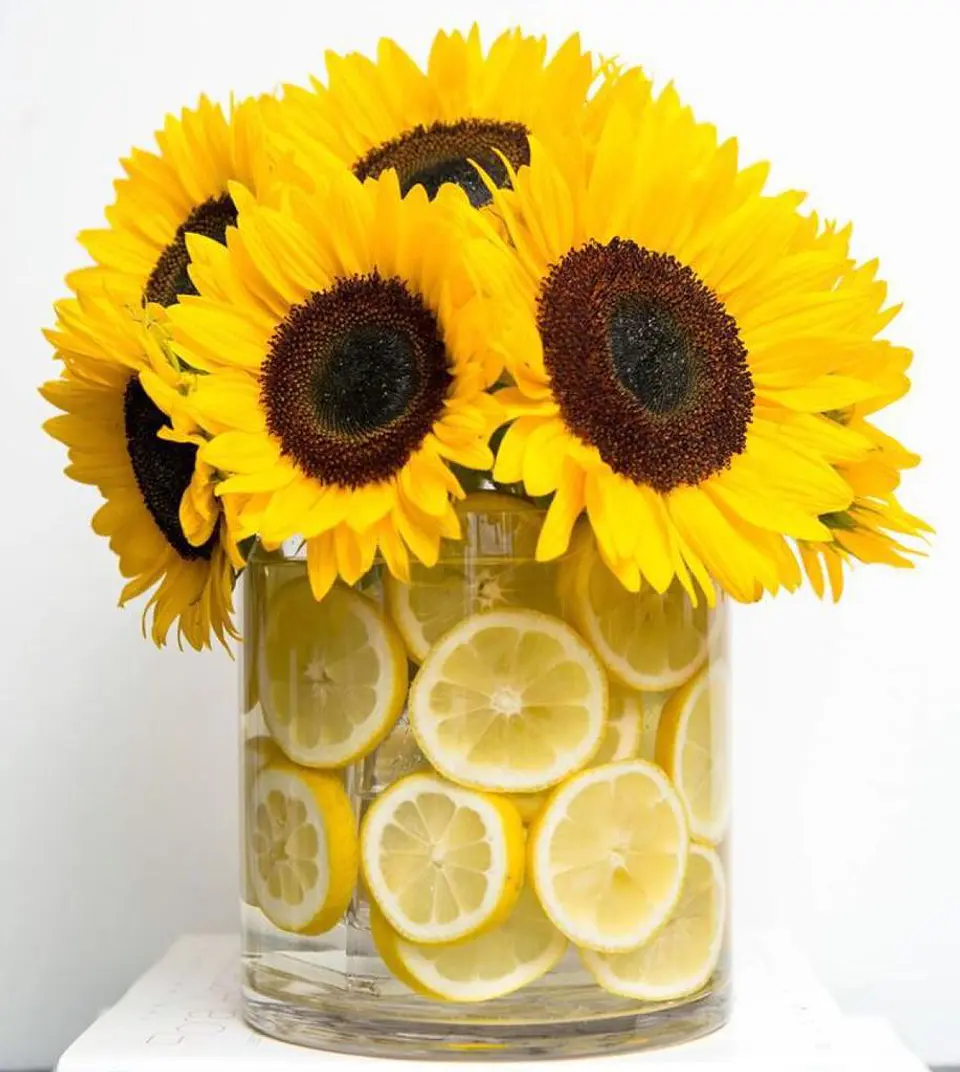 Florero de Girasoles 1
