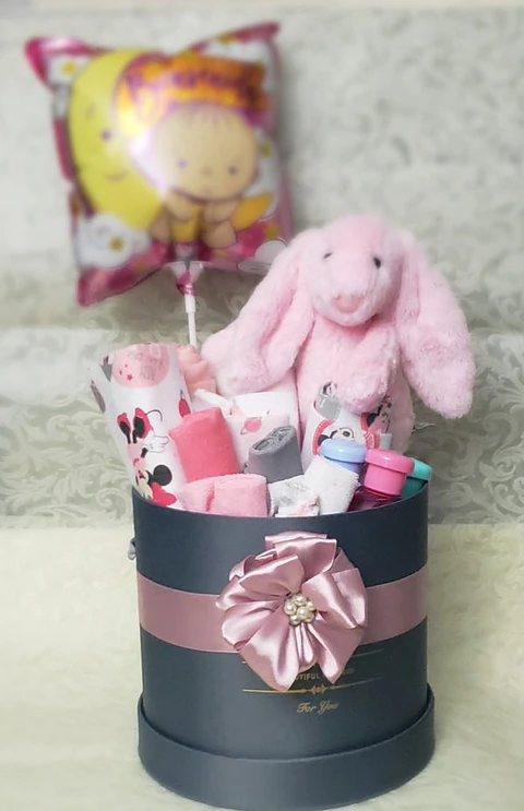 Hermosa Caja Redonda Nacimiento