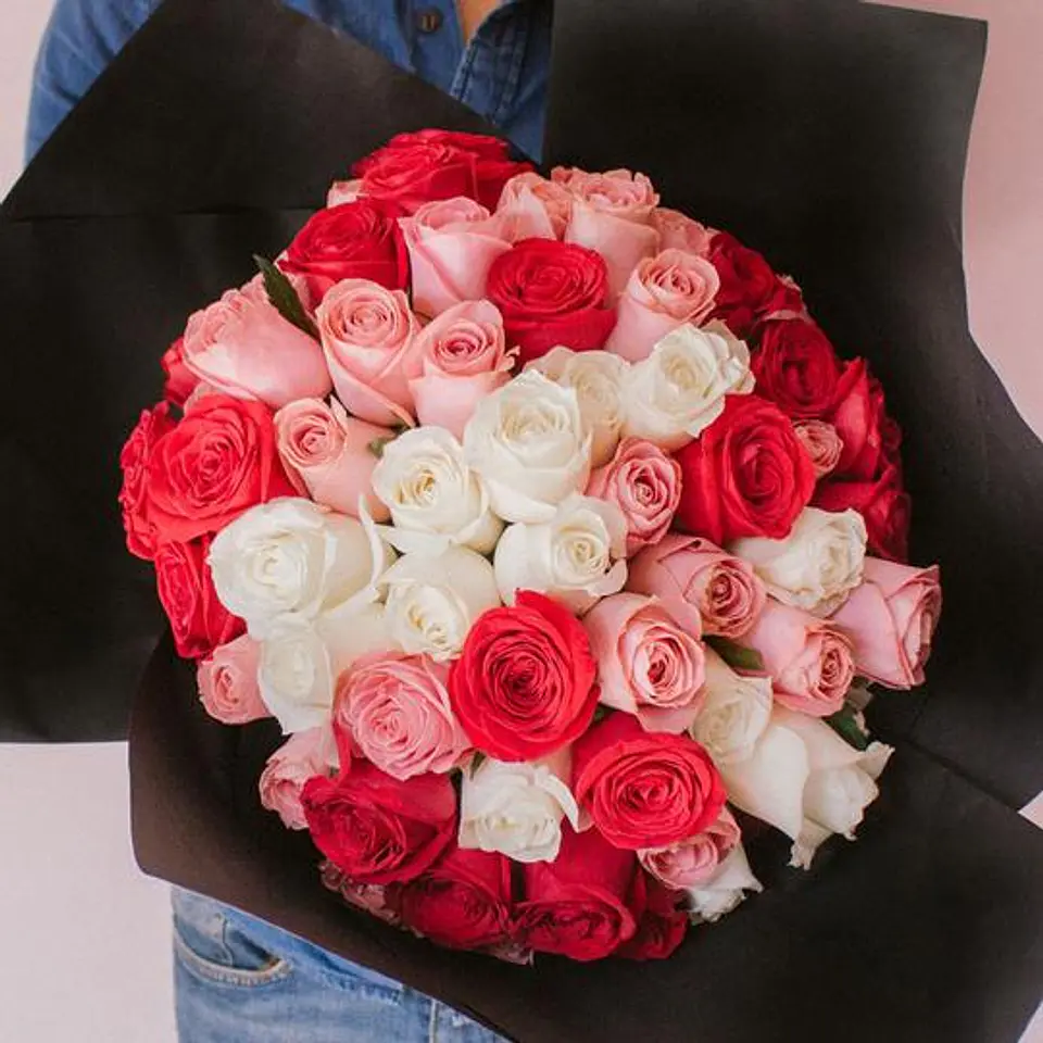 Jelly Bean Bouquet 75 Rosas 1