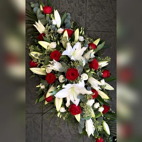 Cojín de Rosas Rojas