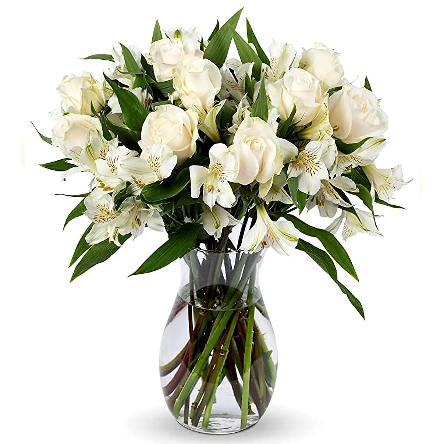 Florero de Rosas y Astromelias 1