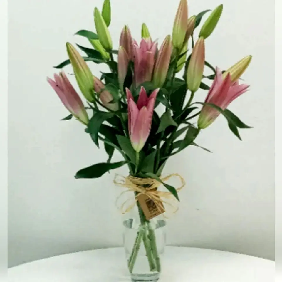 LILIUM ORIENTAL 10 VARAS EN FLORERO 1