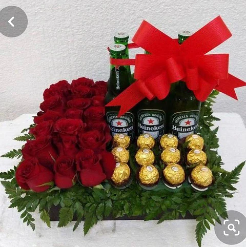 Cervezas Rosas y Chocolates