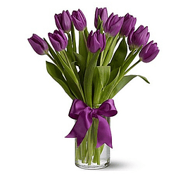 Florero 10 Tulipanes | Regala Luz, Alegría y Frescura 