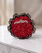 Ramo Elegancia Real: 20 Rosas Rojas de Jabón + Corona Brillante - Miniatura 1