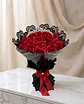 Ramo Elegancia Real: 20 Rosas Rojas de Jabón + Corona Brillante - Miniatura 2