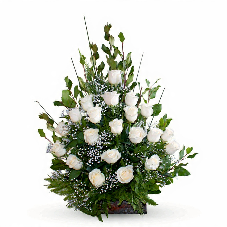 Recuerdo Eterno. (36 Rosas Blancas) 1