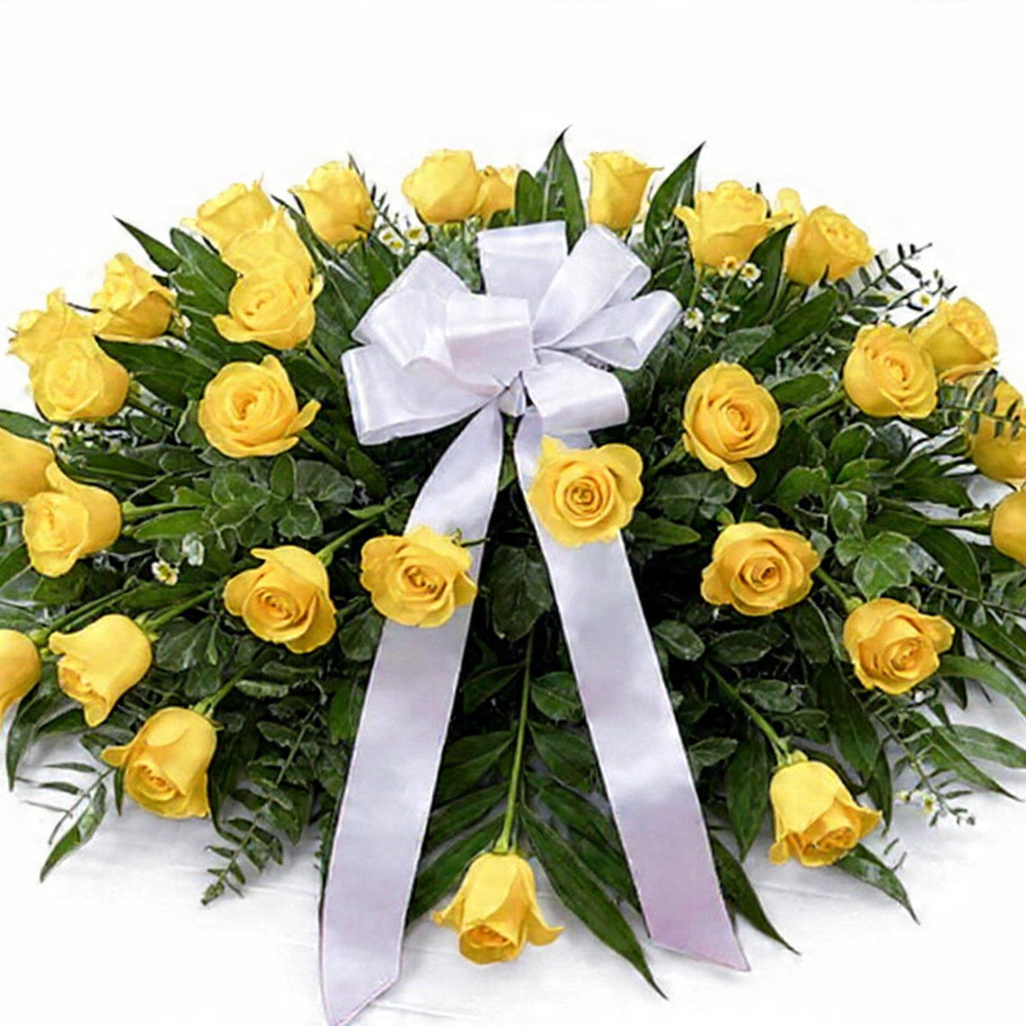 Cubre Urna 25 Rosas Amarillas. 1