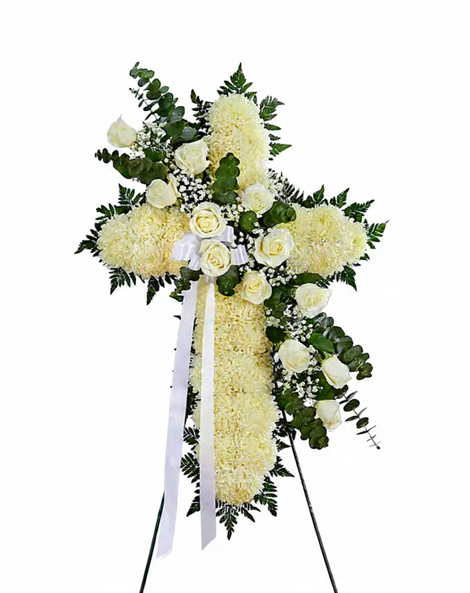 Cruz Floral Fe y Recuerdo 1