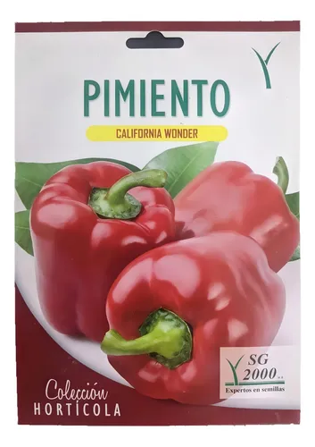Semillas Pimenton california Wonder