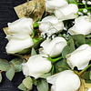 Ramo de 12 rosas Blancas 