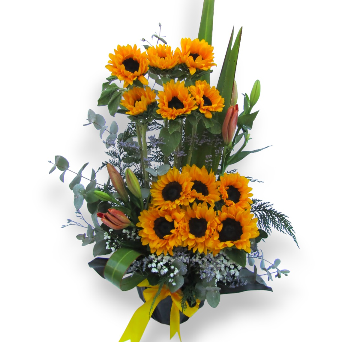 Arreglo de Girasoles y Liliums 1