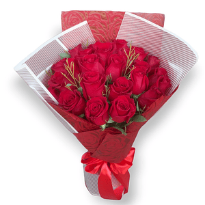 Ramo de 24 Rosas Rojas Gigantes – Amor Infinito y Pasión