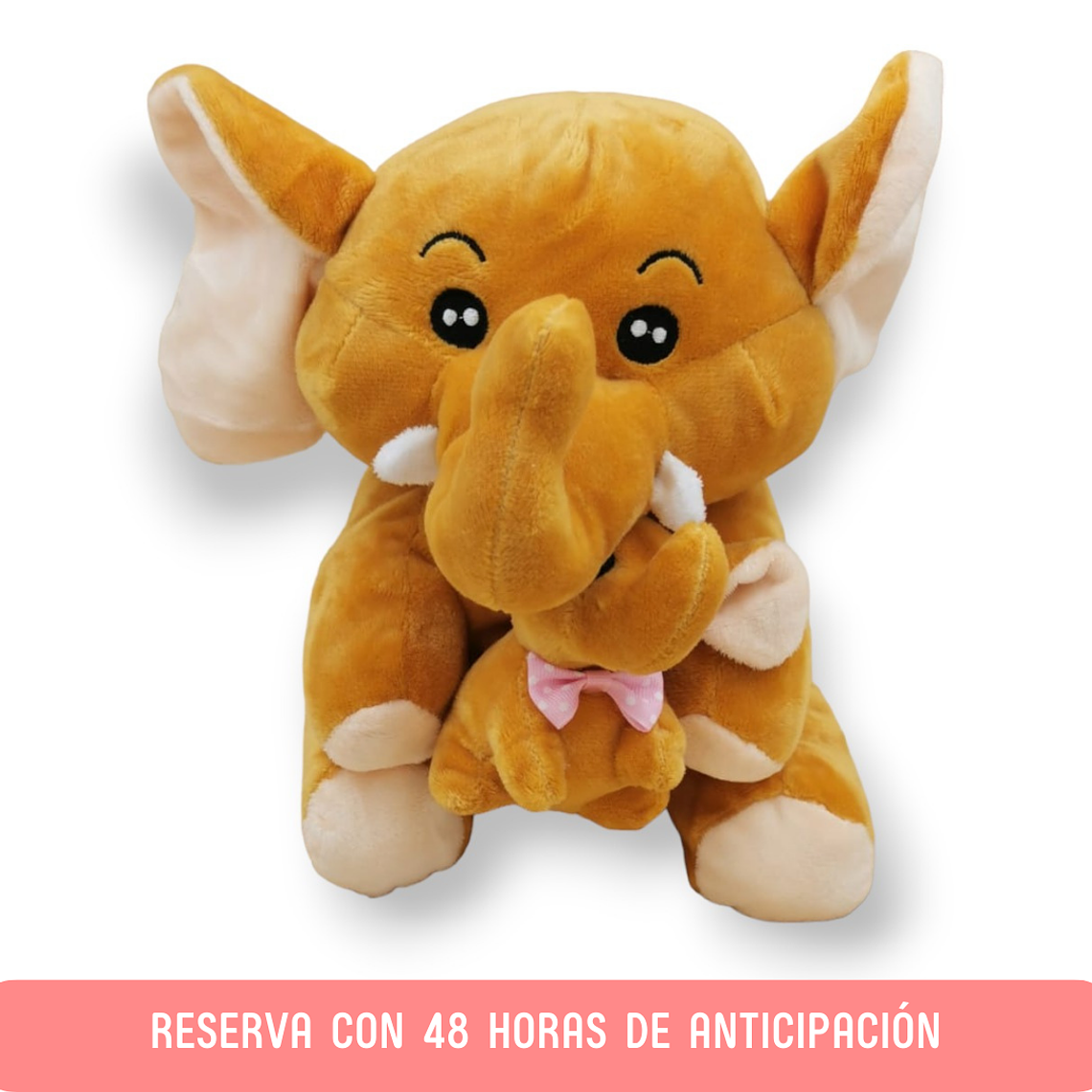 Peluche Madre Elefante (Café) 1